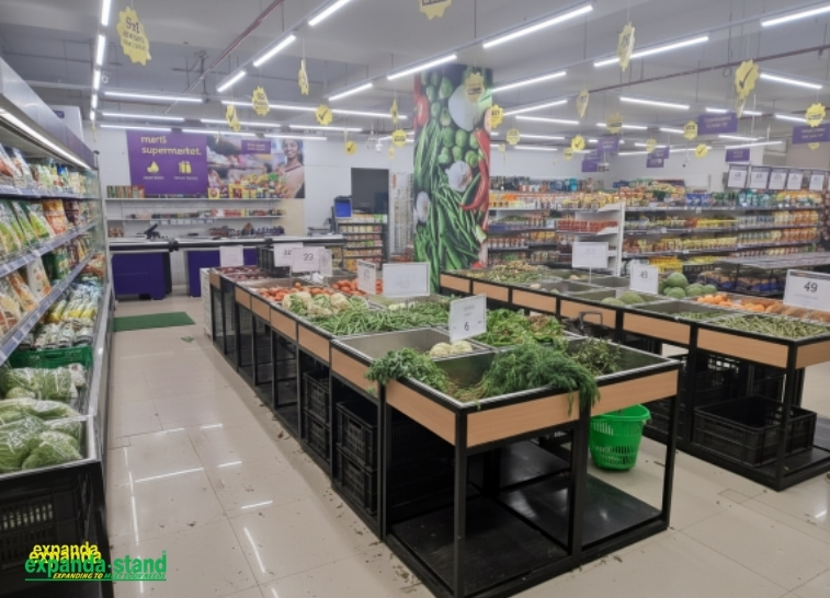 Fruits & Vegetable Heaper with Bottom Storage Space