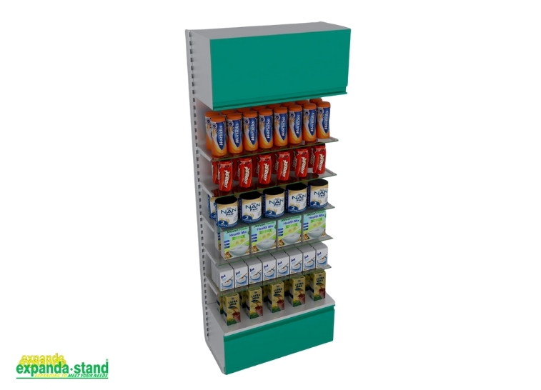 CSD01 Pharmacy Wall Shelving with Glass Shelves