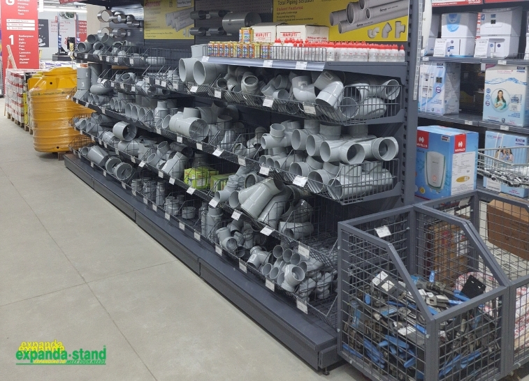 Plumbing Pipe Fittings Display Unit