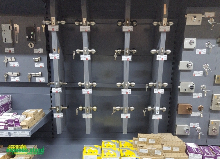 Tubular Door Locks Display