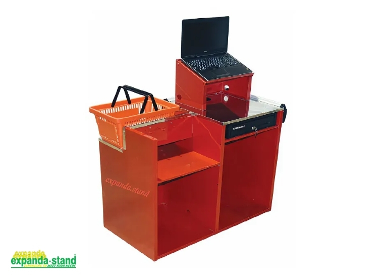 Compact Checkout Counter 01 for Small Retail Spaces