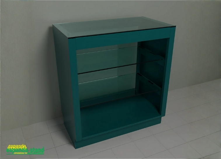 Display Counter DC01 Metal Frame with Glass Display