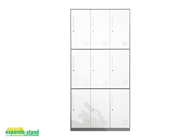 9-Door Metal Locker for High-Density Storage