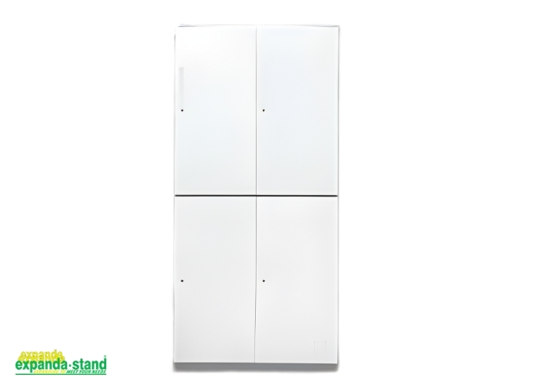 4-Door Metal Locker for multiple user storage