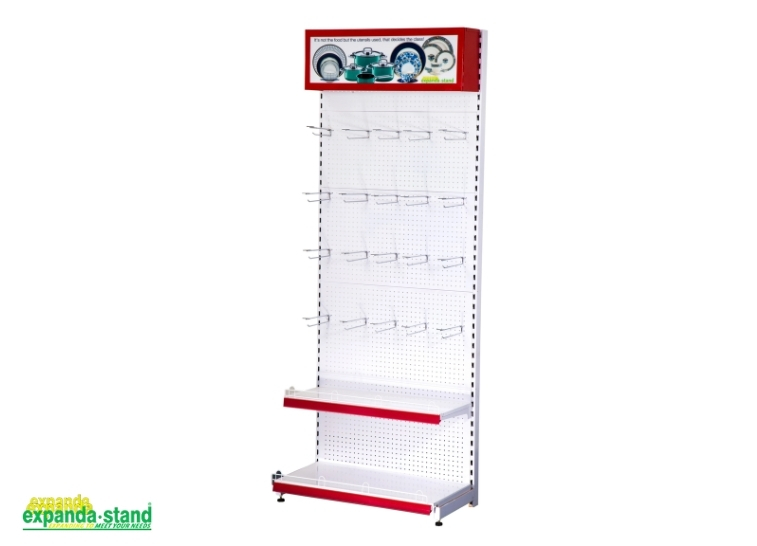 Perforated Pegboard Display Racks