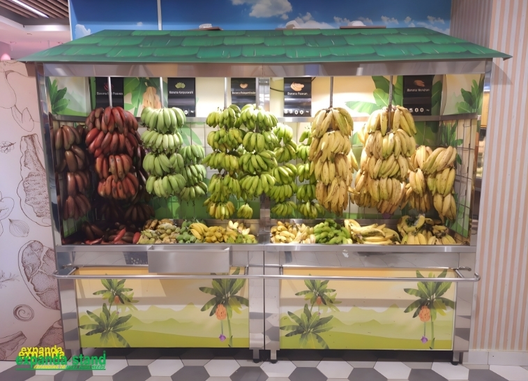 SS Island F&V Racks for Supermarket Display