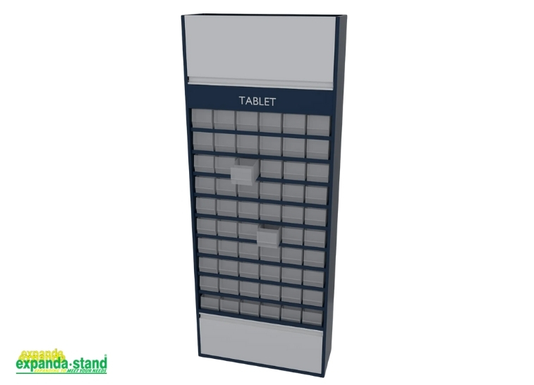 Astera TB01 Metal Pharmacy Cabinet with Glass Shelves