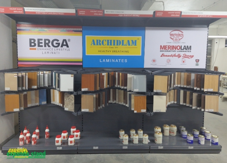 Laminate Display Unit for Home Improvement