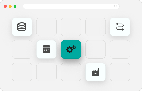 Modulair en webbased visual
