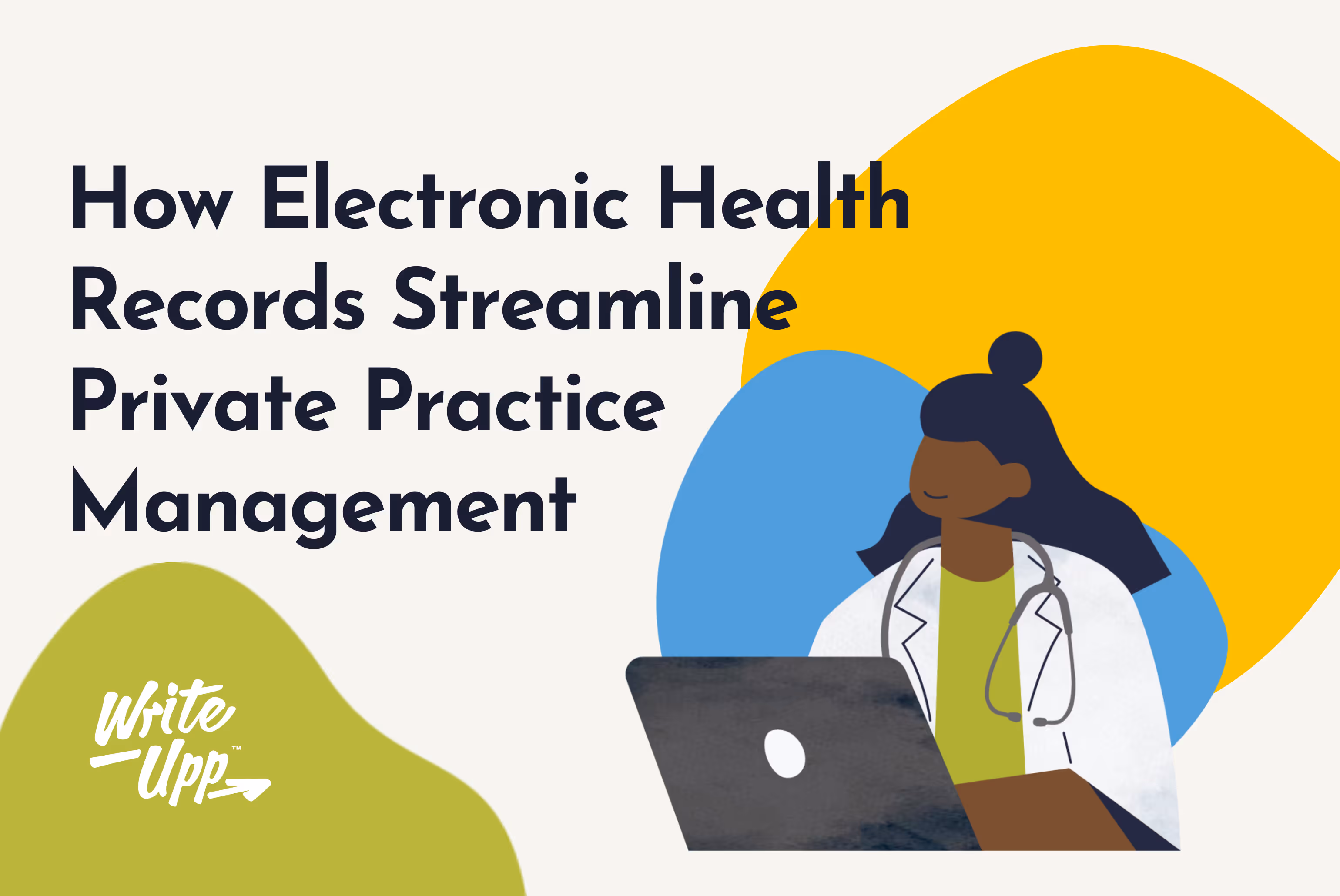Blog thumbnail with illustration and article title