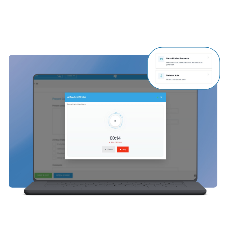 Introducing AI Medical Scribe: Dictate notes easily