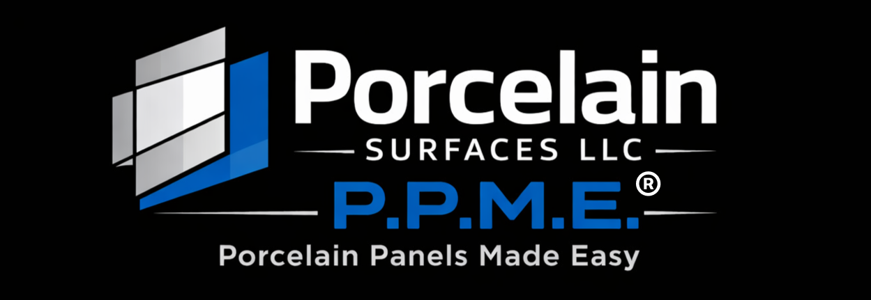 P.P.M.E. ® - Porcelain Panels Made Easy. Porcelain Backer - Substrate by Porcelain Surfaces LLC