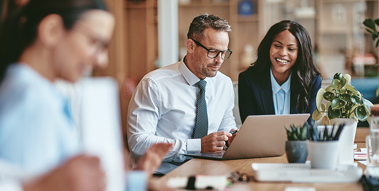 Team discussing Revenue Recovery