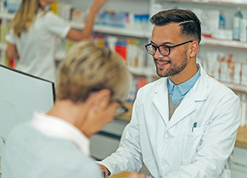 Pharmacist helps woman