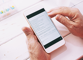 Patient intake on mobile device