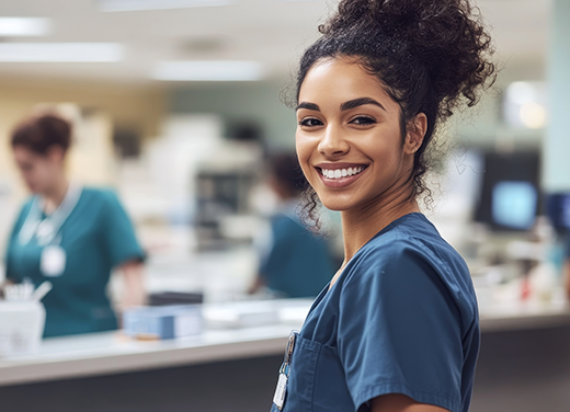 Woman healthcare professional