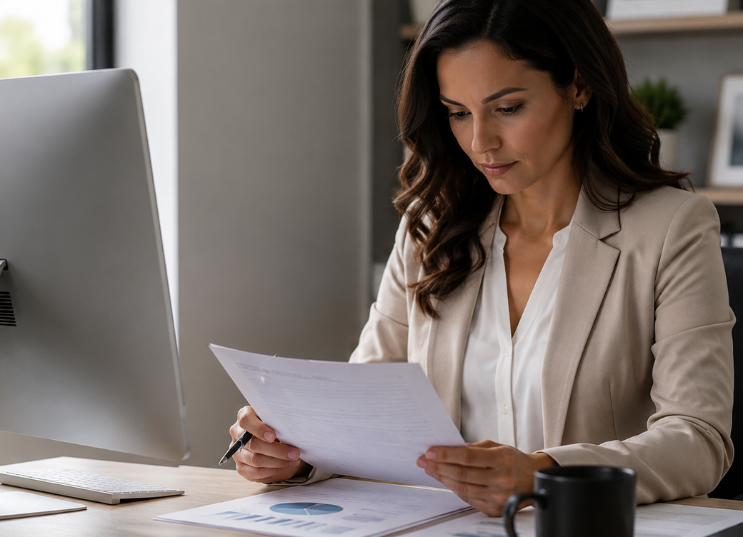 Medical biller reviews code changes