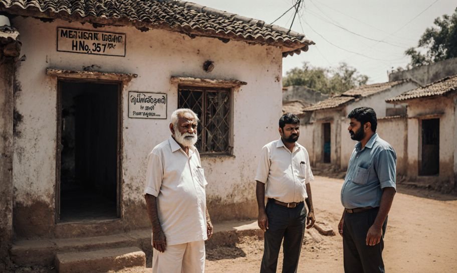 telangana-high-court-retired-teachers-land-dispute-halts-construction