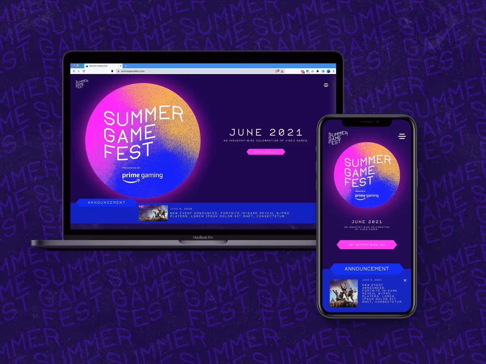 Summer Game Fest 2021.