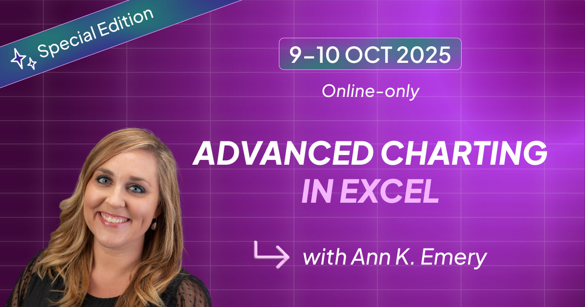 Advanced Charting in Excel