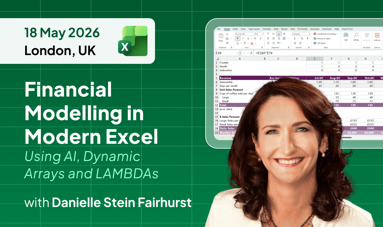 Financial Modelling in Modern Excel