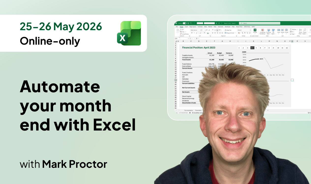 Automate Your Month End with Excel