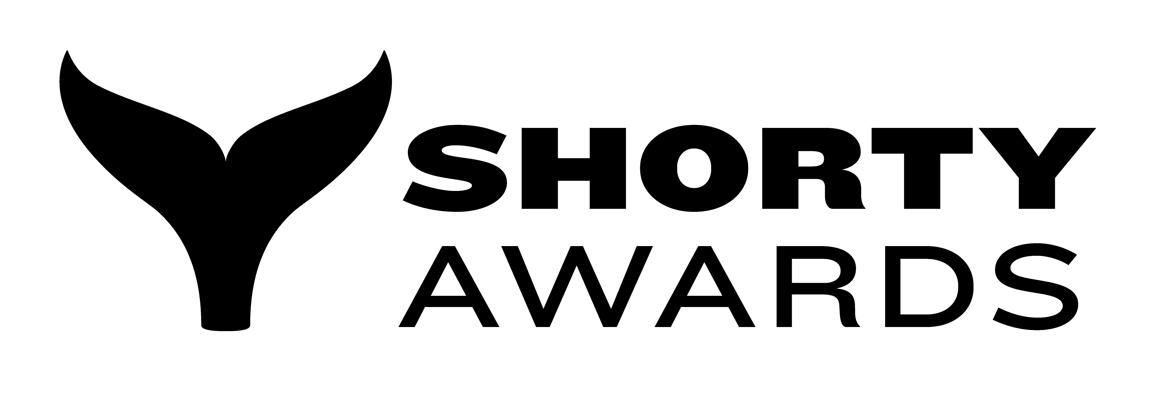 Shorty Award logo in black color with transparent background