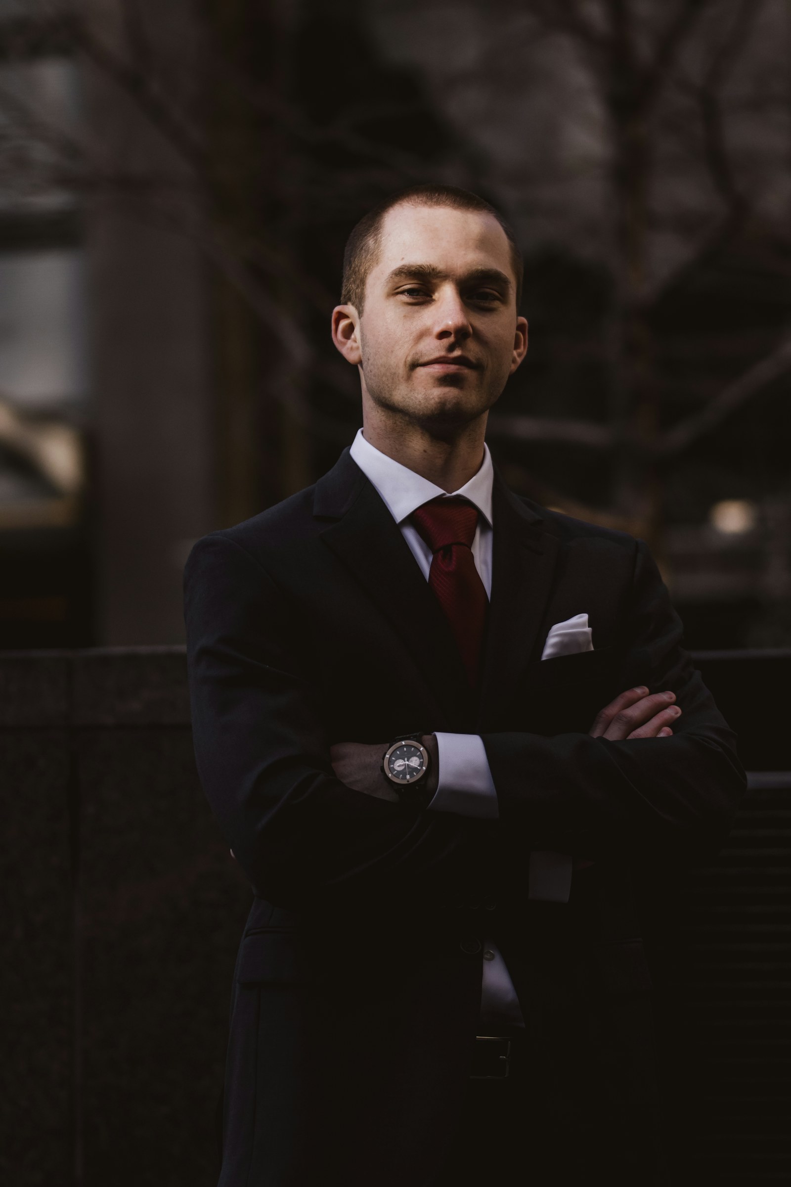 Professional portrait in natural light