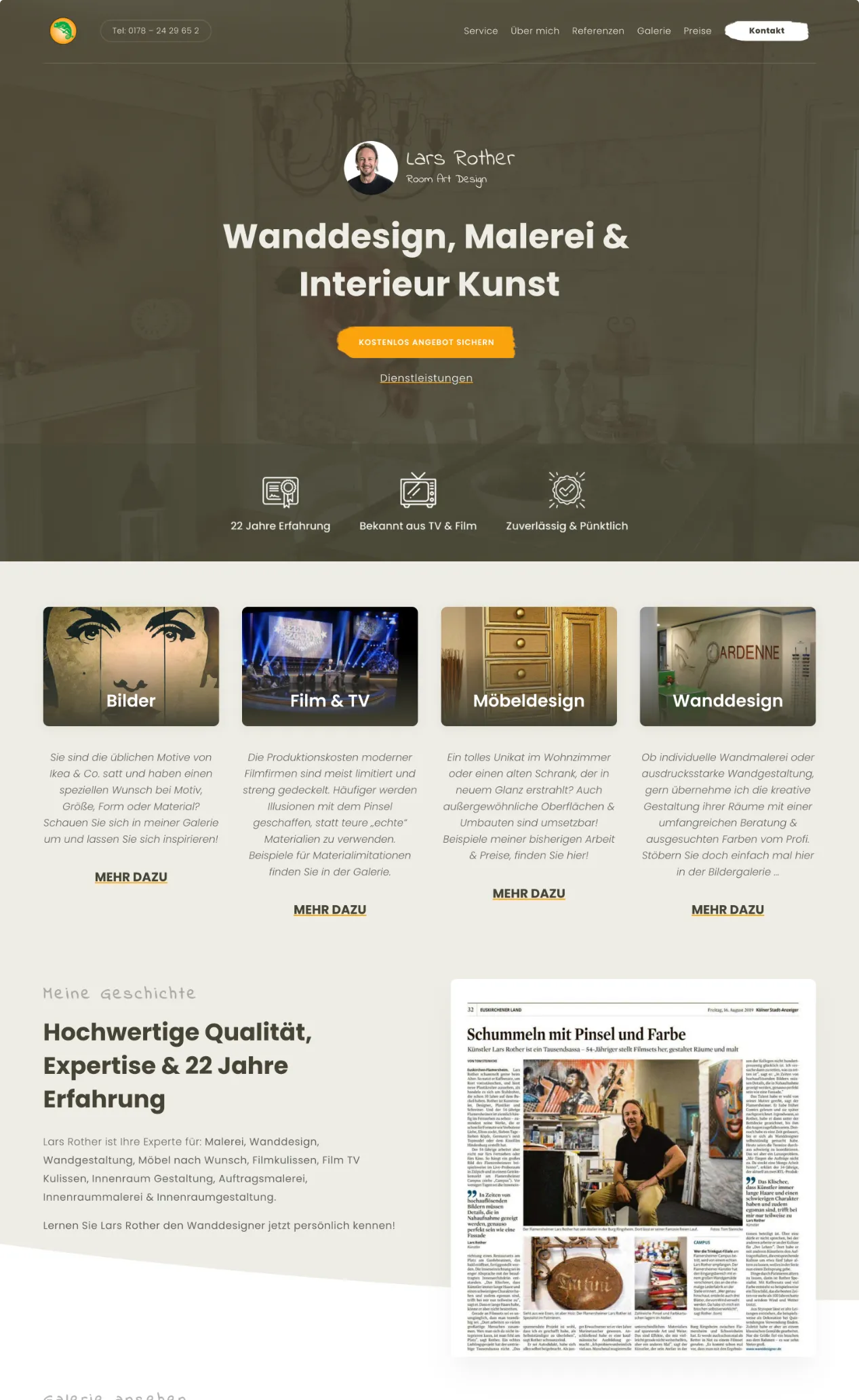 Website-Referenz: wanddesigner.de