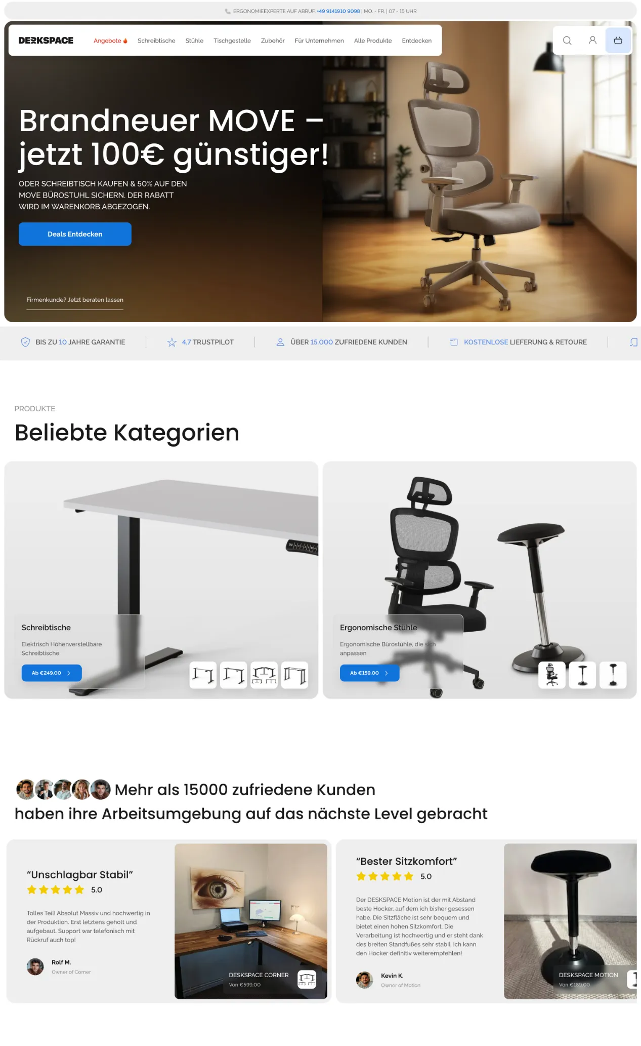 Website-Referenz: deskspace.de