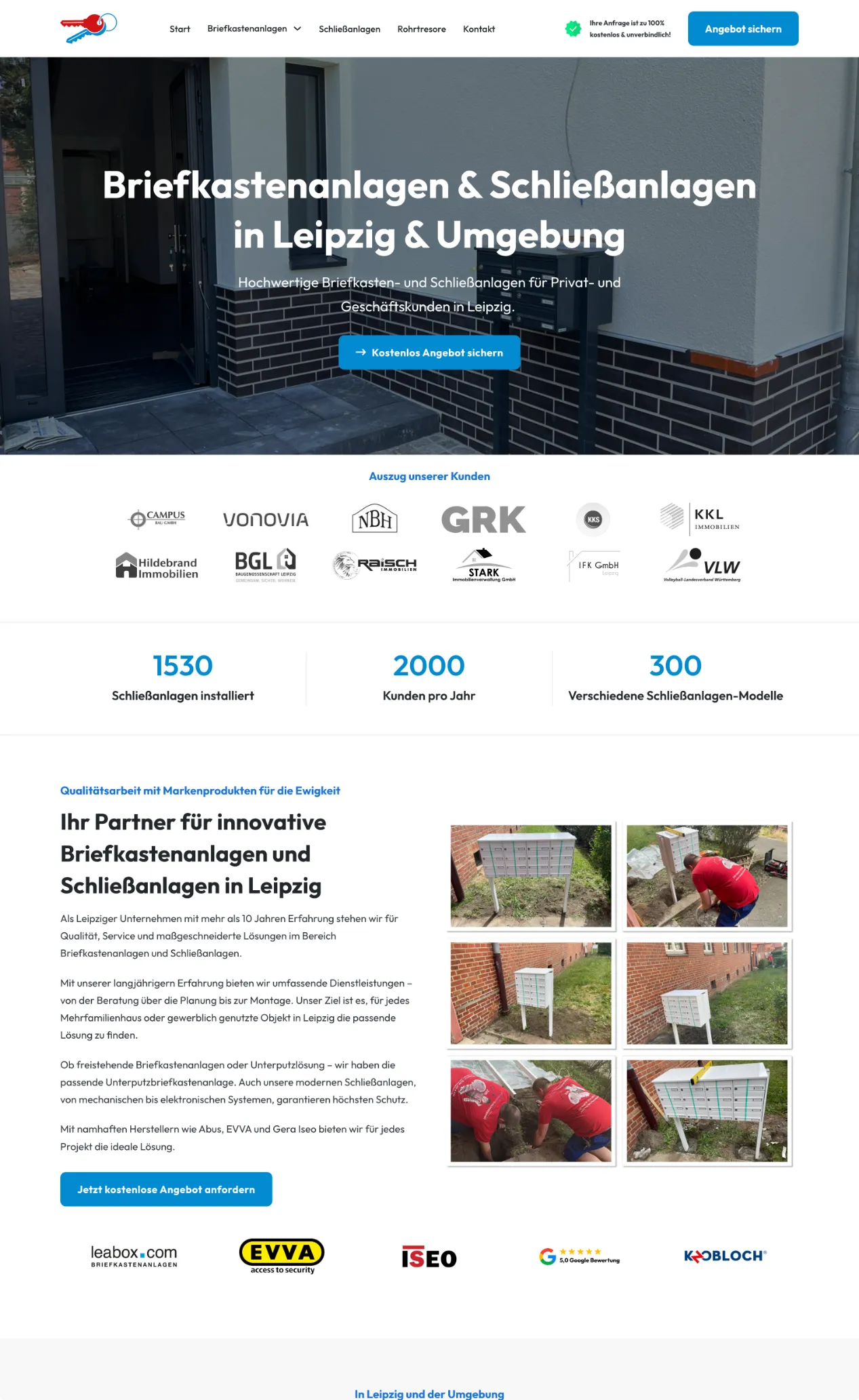 Website-Referenz: briefkastenanlage-leipzig.de