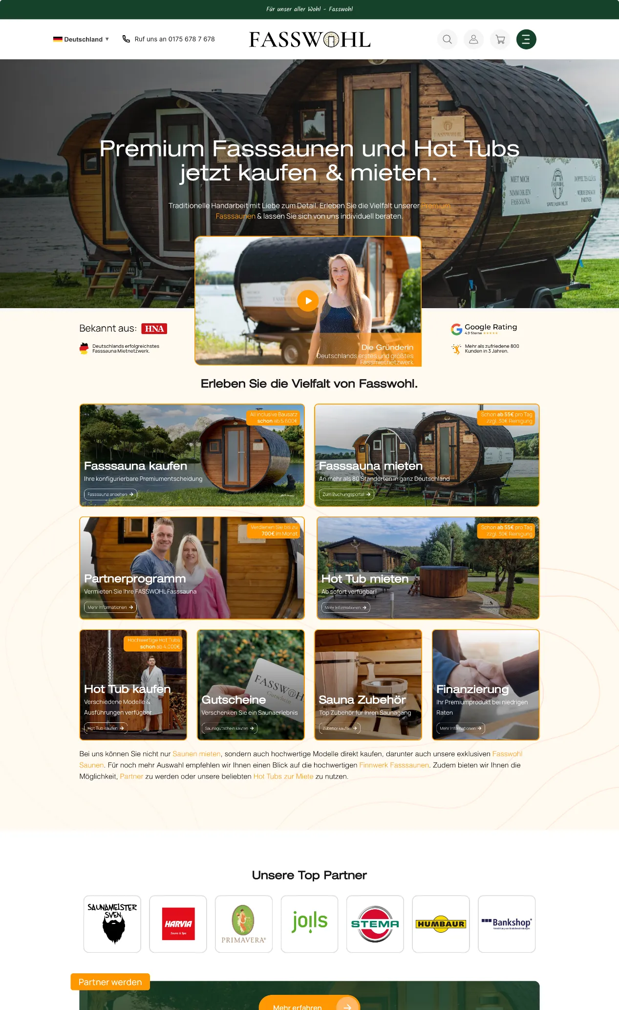 Website-Referenz: fasswohl.de