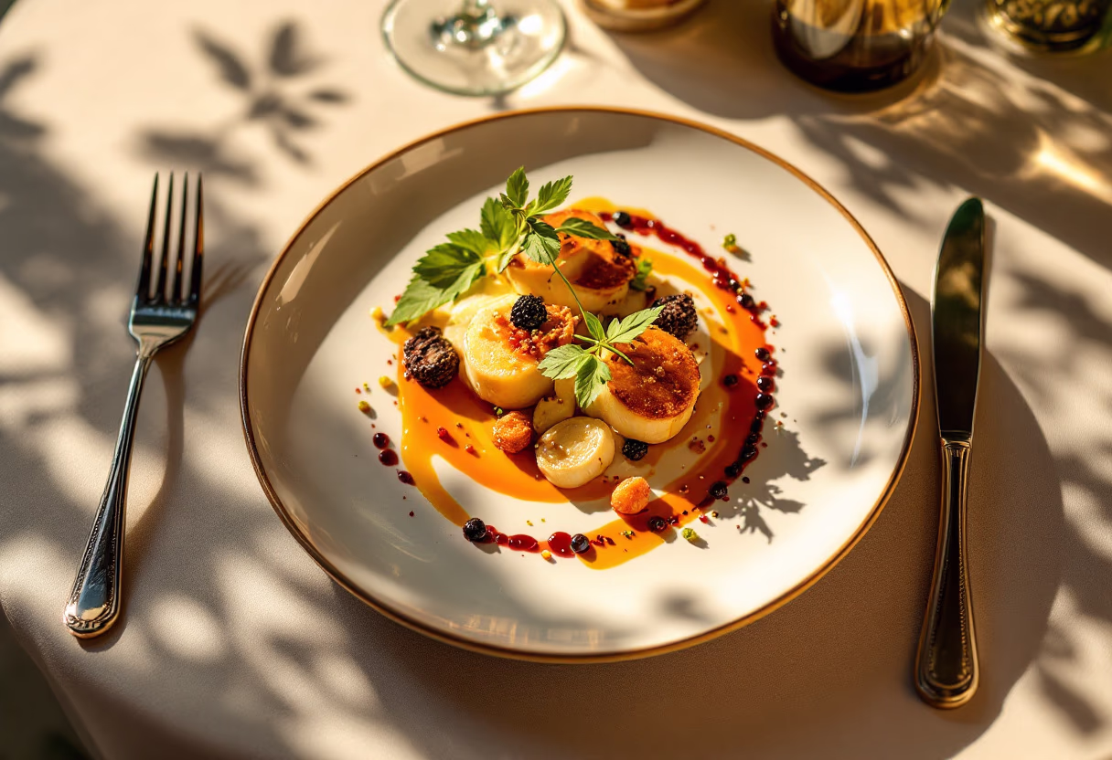 image of signature dish (for a fine dining restaurant)