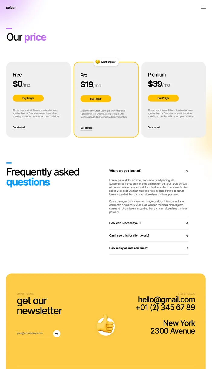 Pricing 03
