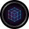 3D wireframe cube 