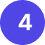 White number 4 inside a blue circle.