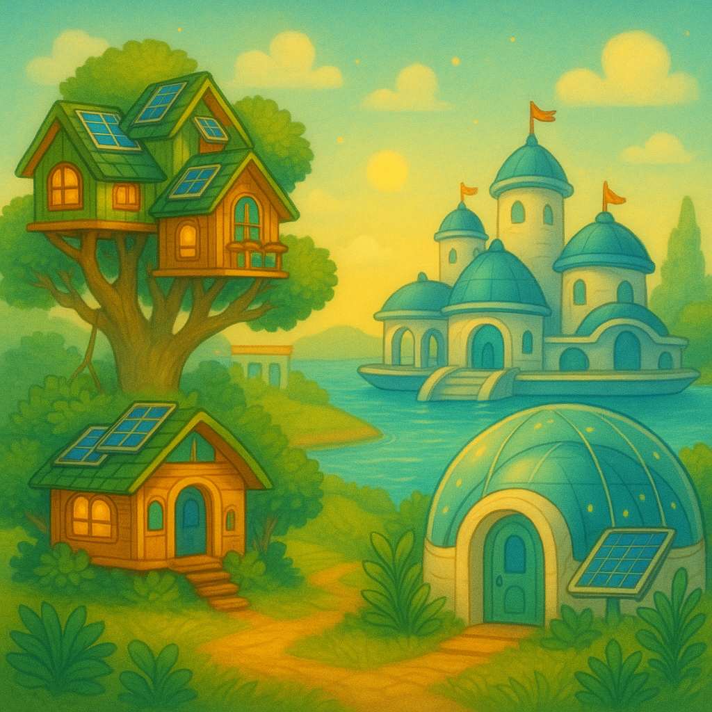 Imagine how we might design and build our living spaces in the future