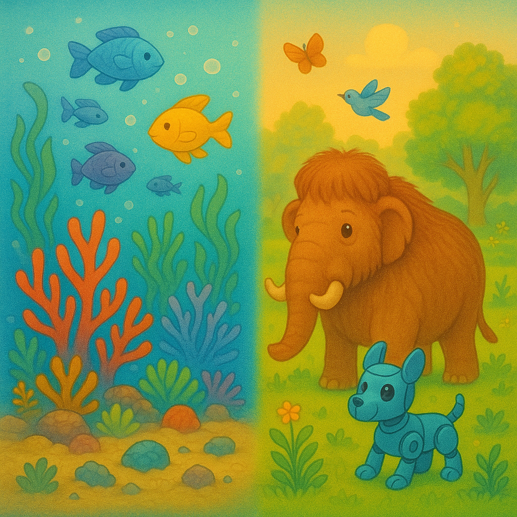 Explore future relationships between humans, animals, and the natural world