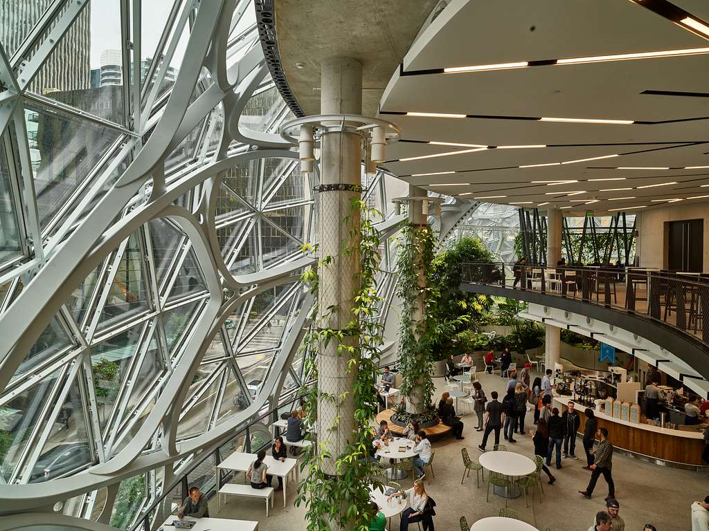 Amazon Spheres in Seattle, WA