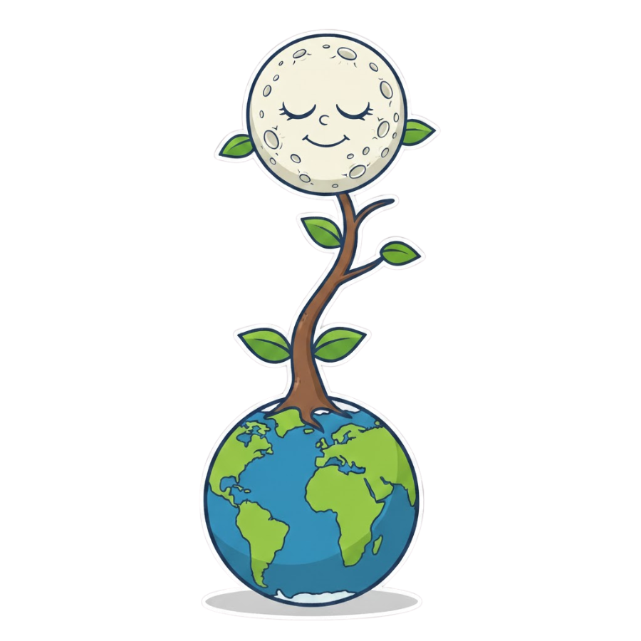 When it grew like a plant out of Earth