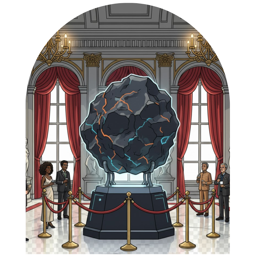 To bring asteroids to Earth for decoration