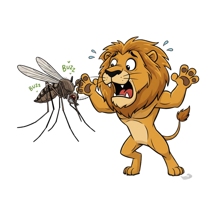 They scare away predators like lions