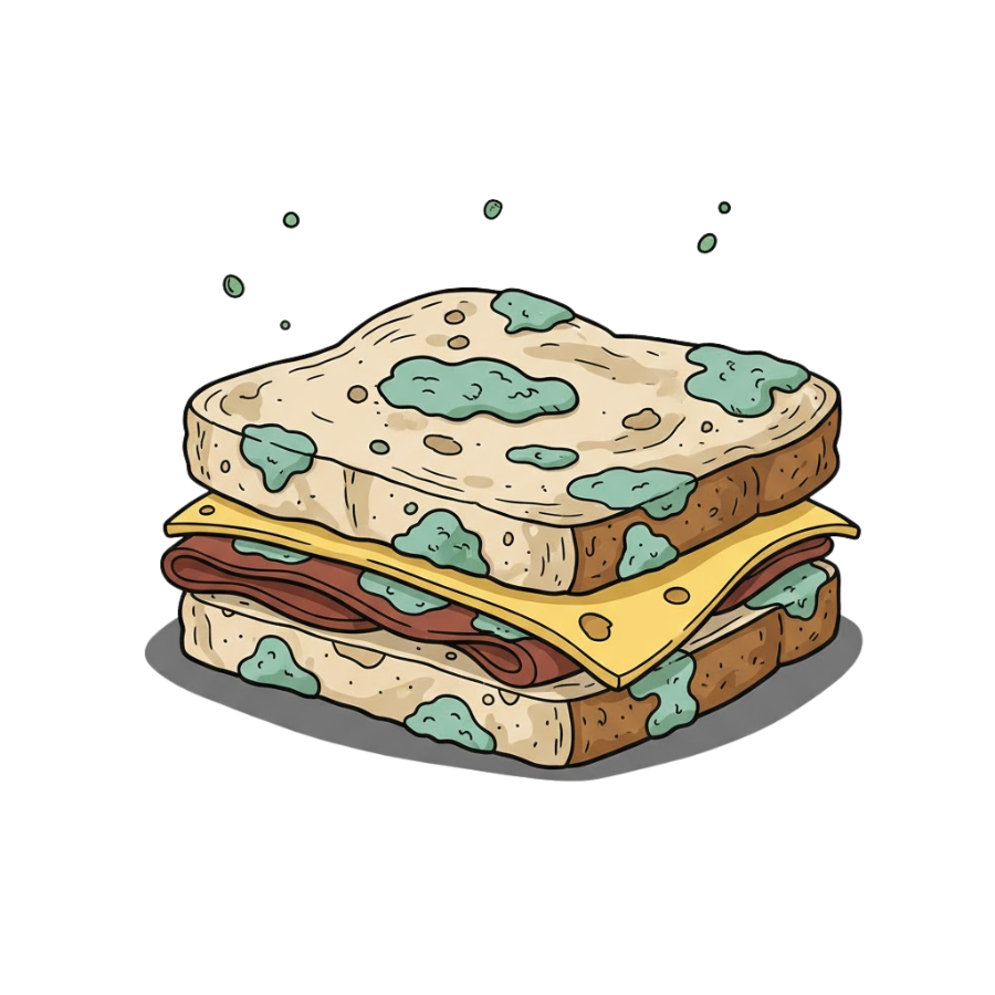 A sandwich that fell behind your couch
