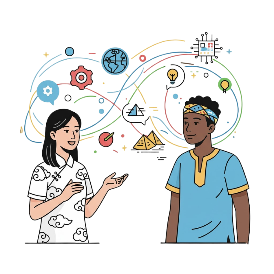 People wanted to share ideas across cultures