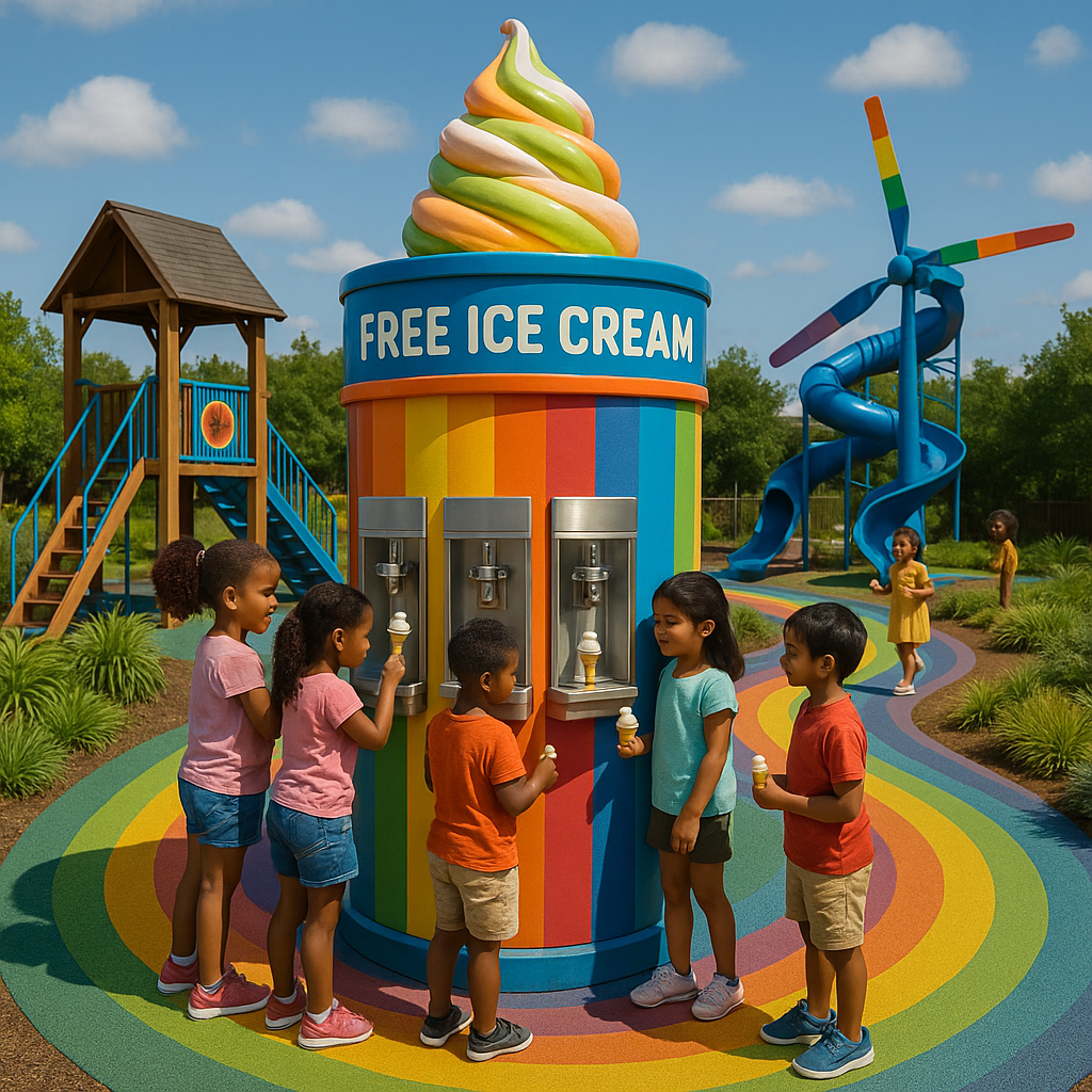 A treehouse play tower