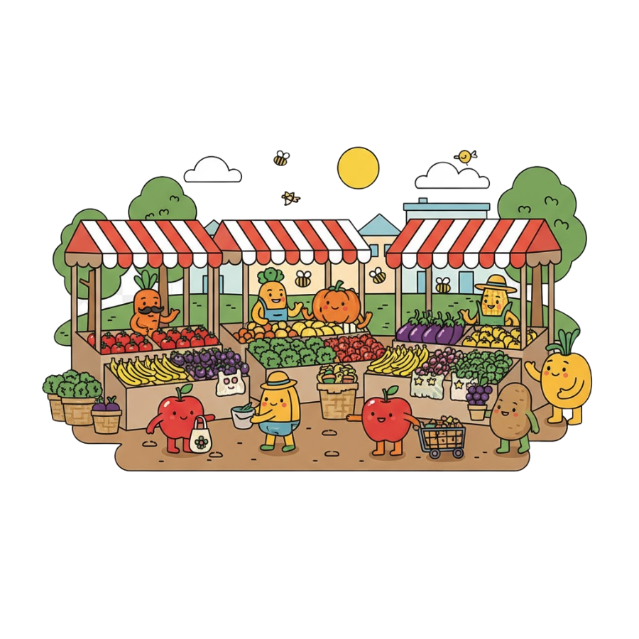 They grow fresh food close to where people live