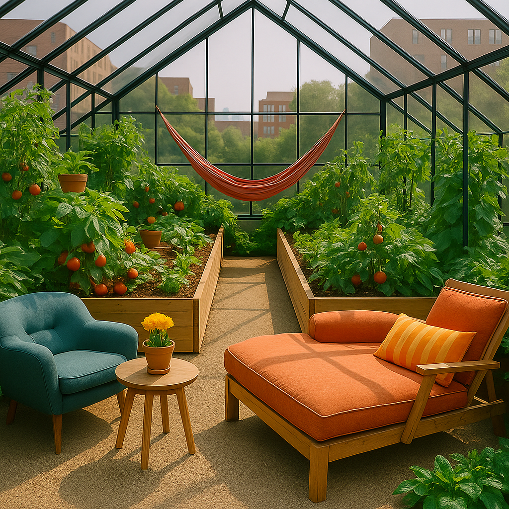 A space for relaxing and enjoying the sun