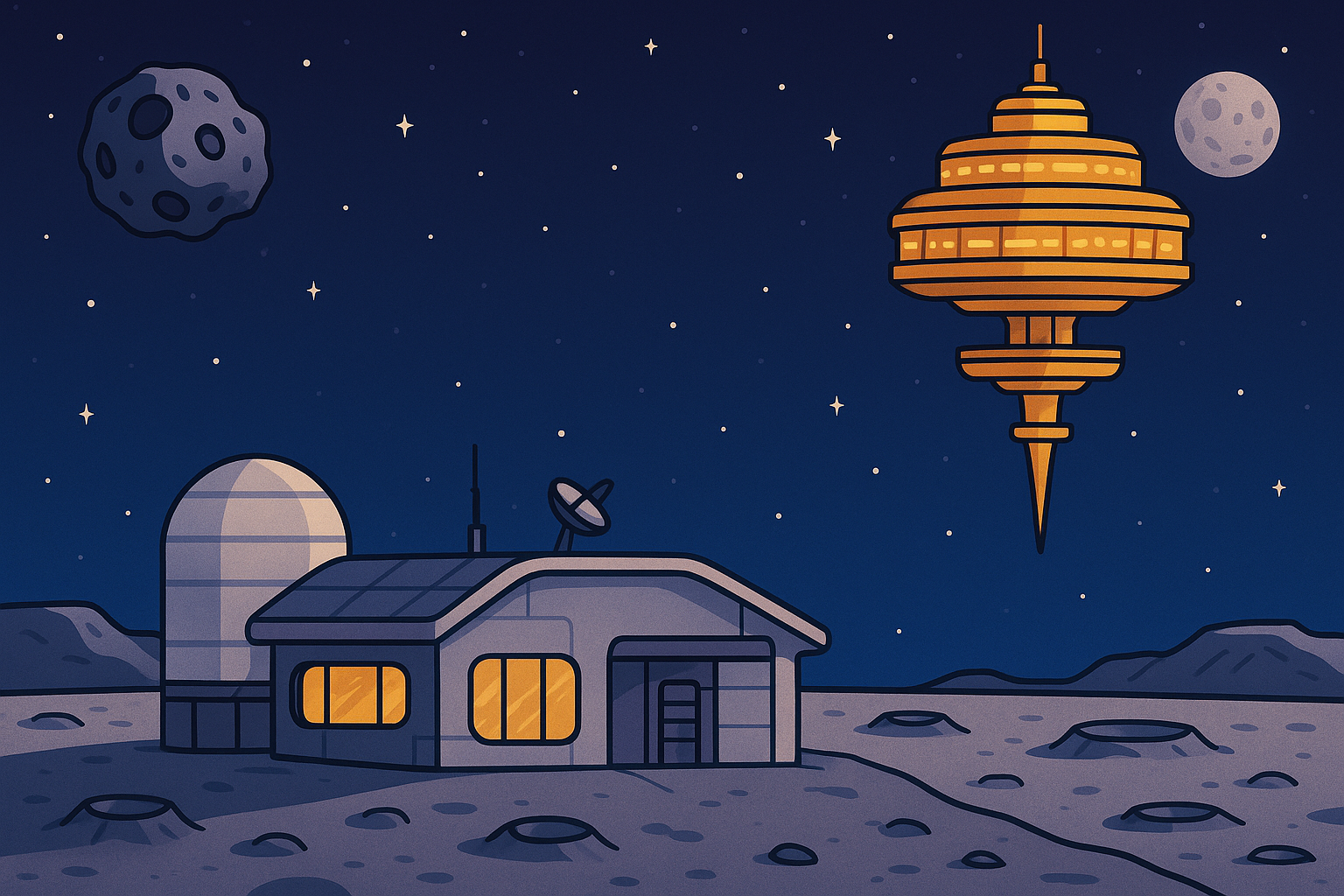 Space is no longer just for astronauts! Private companies are now launching rockets, mining asteroids, and planning space hotels. In this journey, you'll explore how space business evolved from science fiction to reality, and design your own space startup for the future.