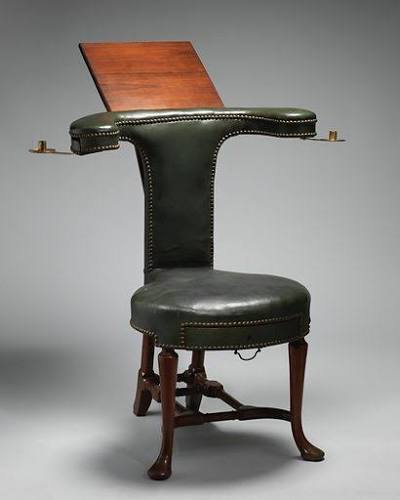 A British reading chair from the 1750s