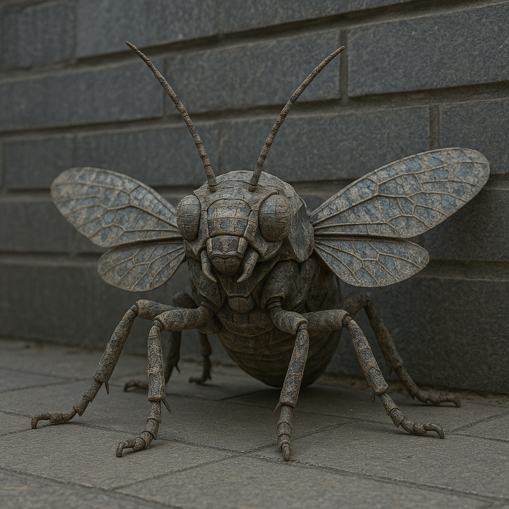 A city-dwelling fly with urban camouflage